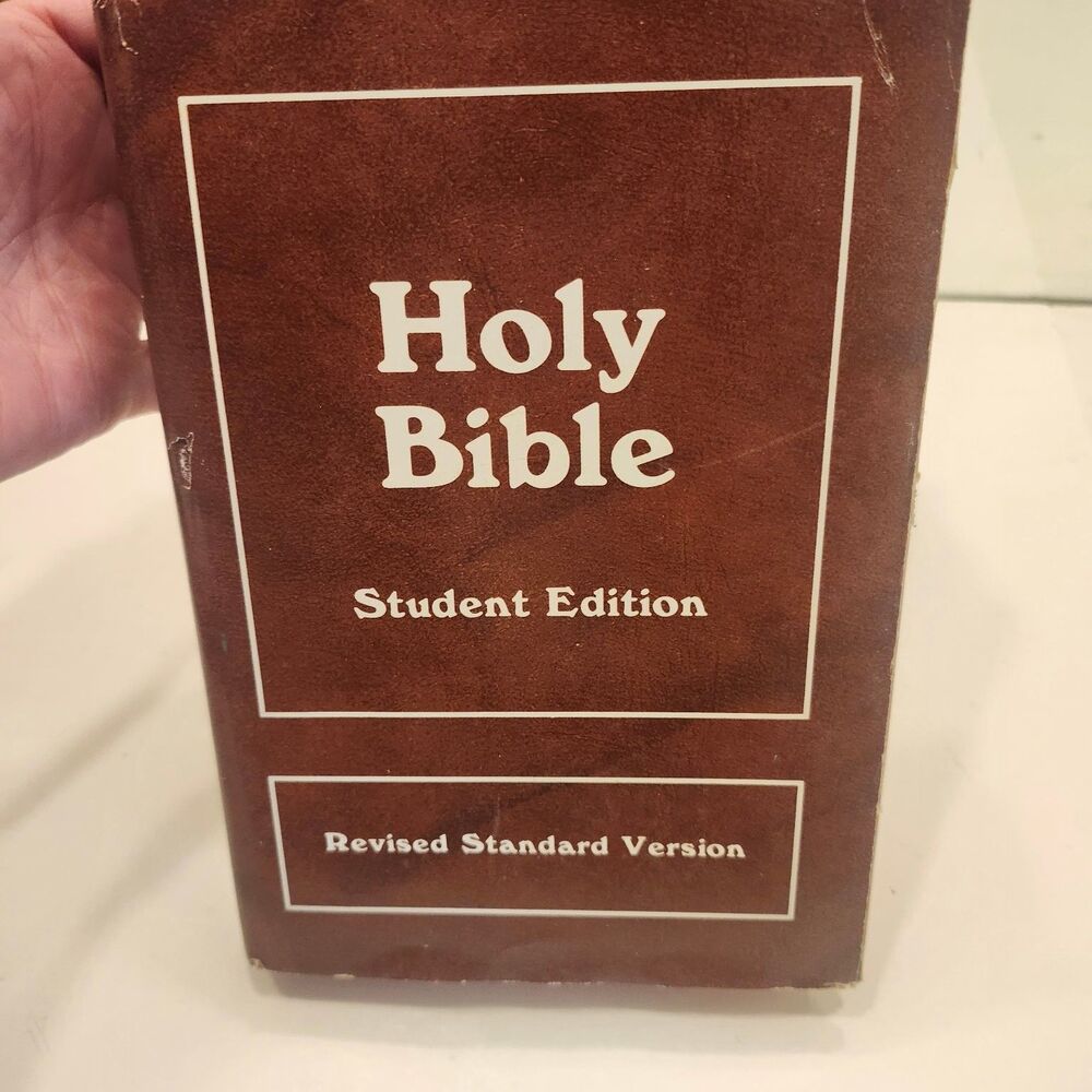 Holy Bible Student Edition Revised Standard Version Second 1963 Cokesbury